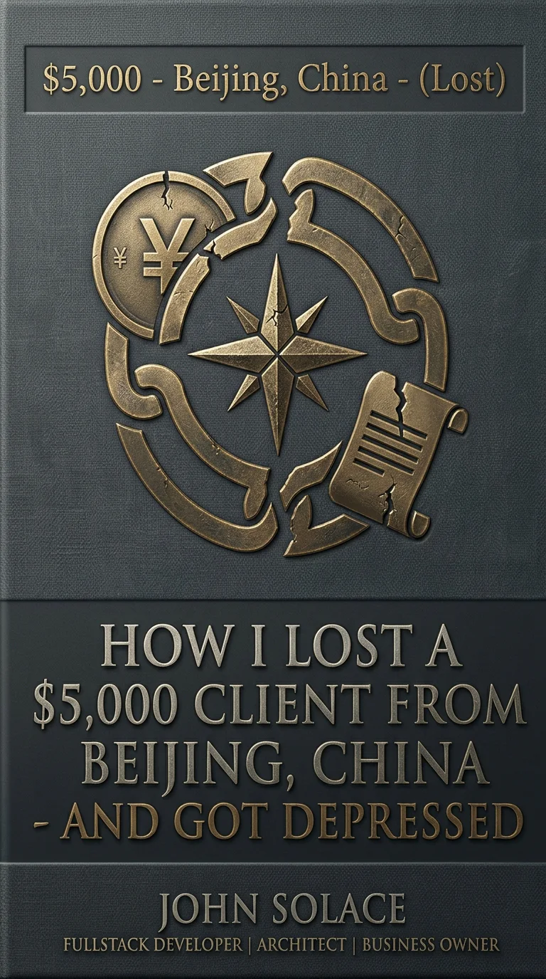 Cover of How I Lost a $5,000 Client from Beijing, China by John Solace